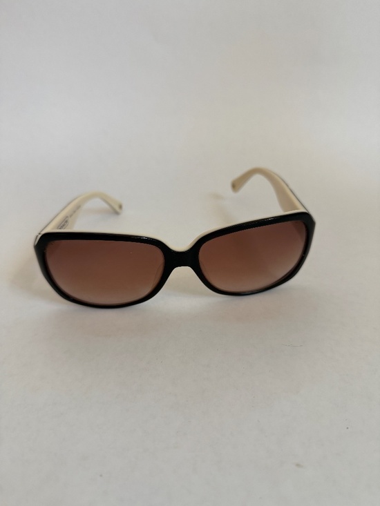 Vintage Coach Tasha S846 Sunglasses Tortoise Cream Oversized main image 6